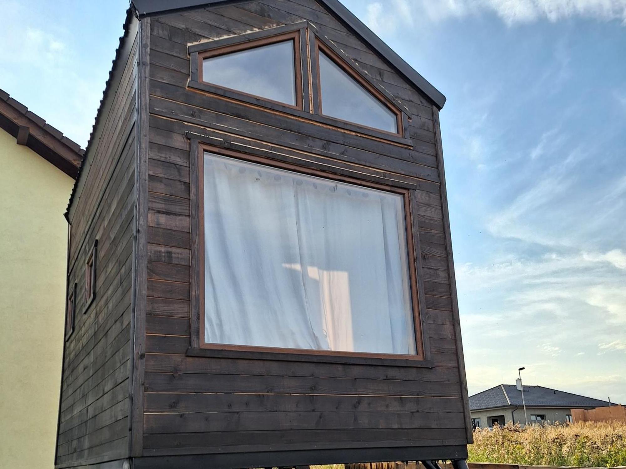 Treehome Tinyhouse Střítež Extérieur photo